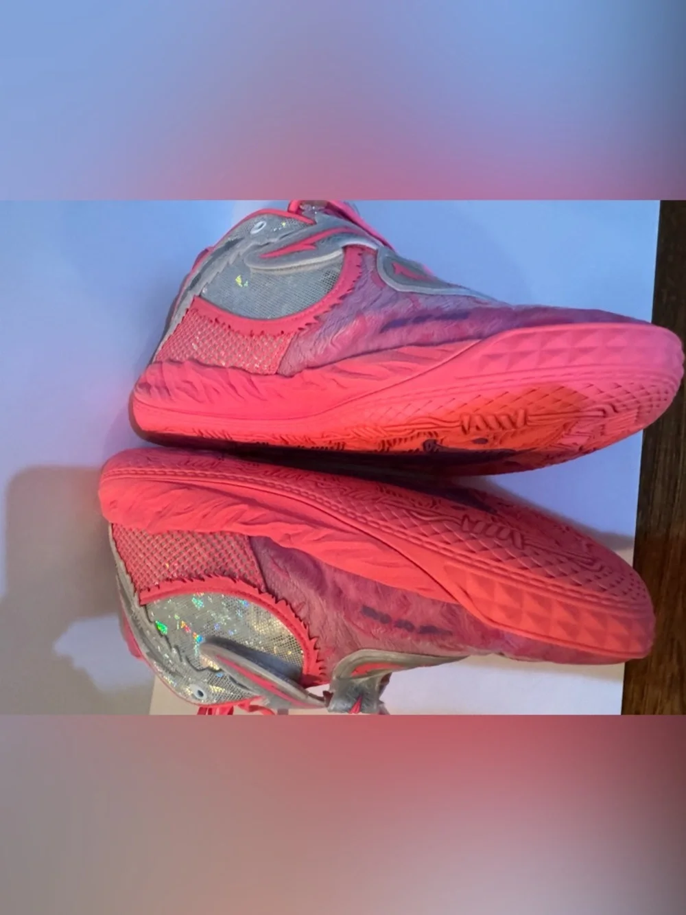 Puma Lamelo ball MB.05 world tour shoes pink purple size 11